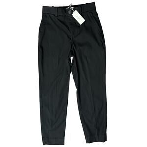 Spanx Black Stretch Belt Loops Twill Slim Straight Pants size XS Petite NEW Tags